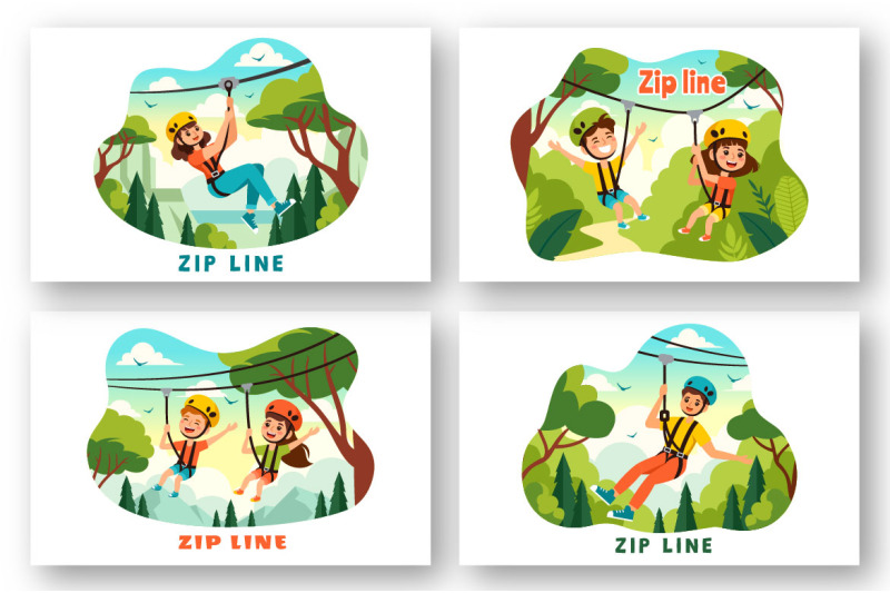 9-zip-line-activity-illustration