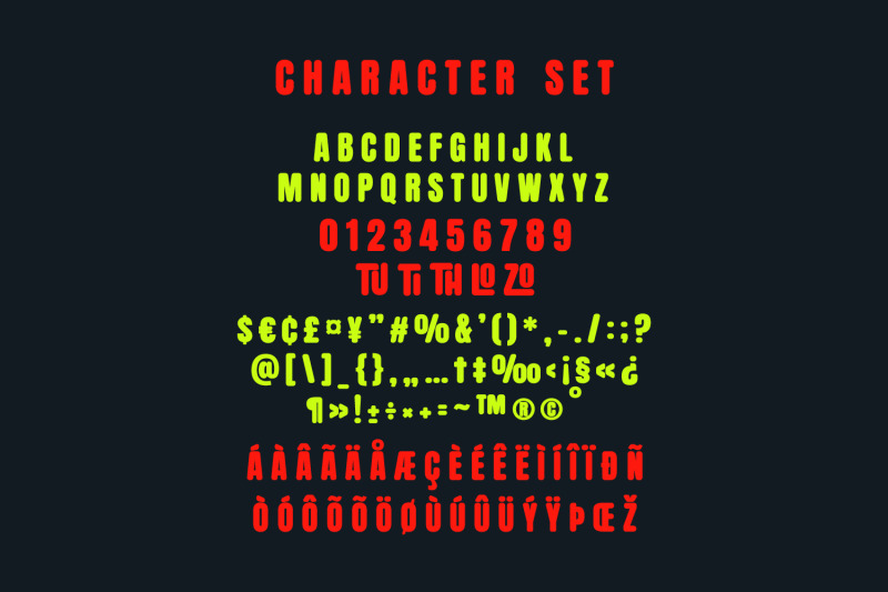 laozheng-uppercase-display-font