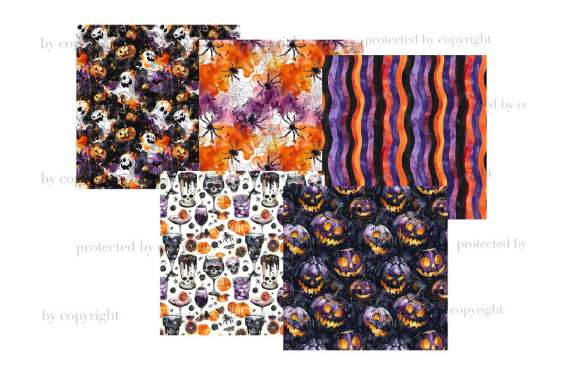 halloween-paper-bundle-creepy-pattern