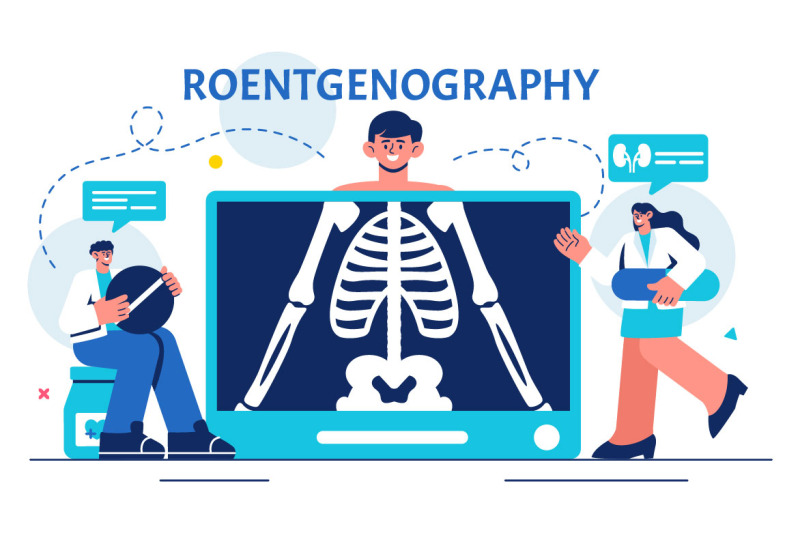 18-roentgenography-vector-illustration