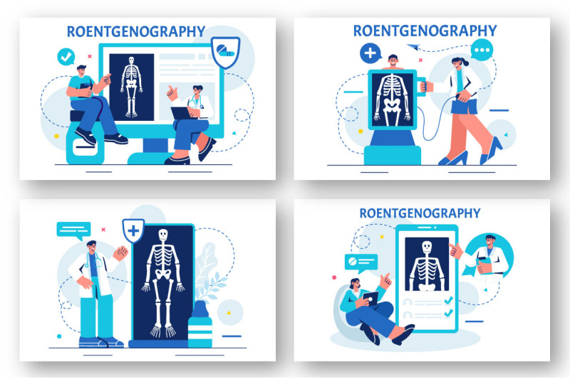 18-roentgenography-vector-illustration