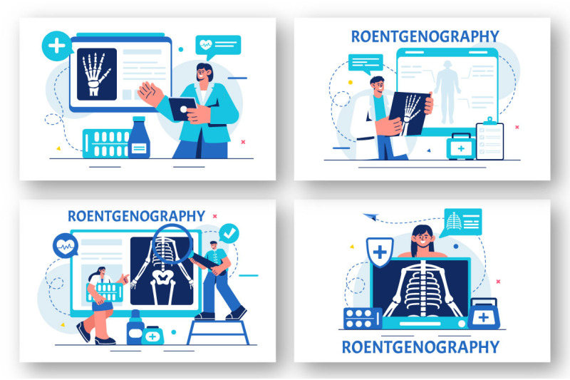 18-roentgenography-vector-illustration