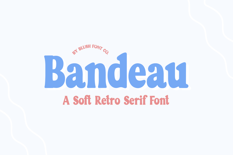 bandeau-soft-retro-serif-font