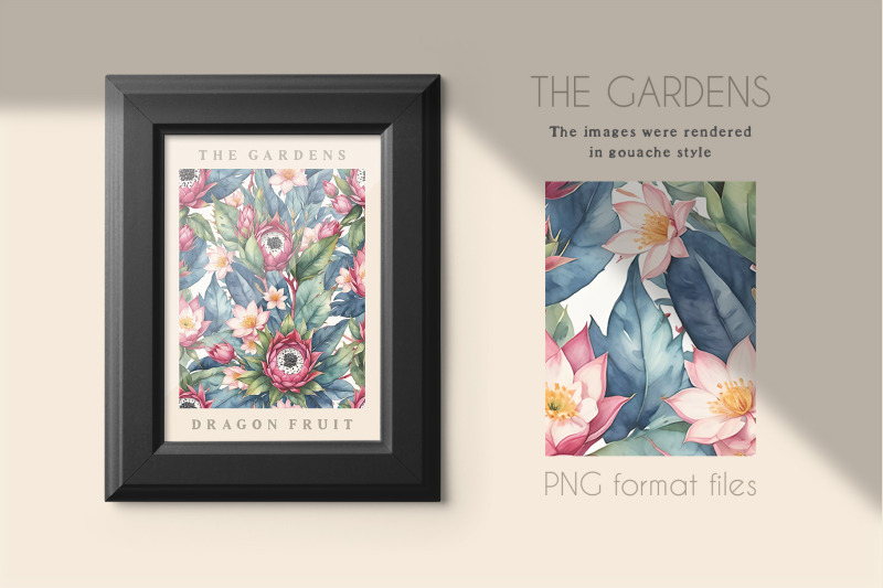 quot-the-gardens-quot-retro-posters