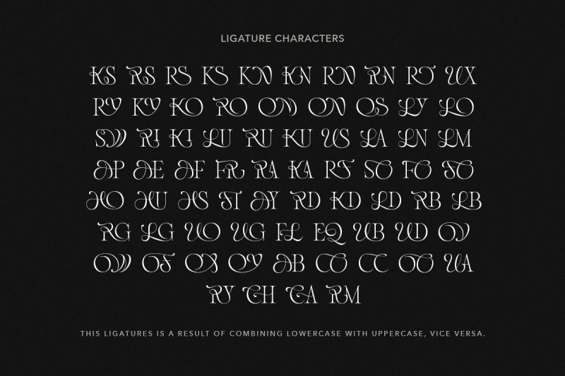 luxury-charm-modern-ligature-font