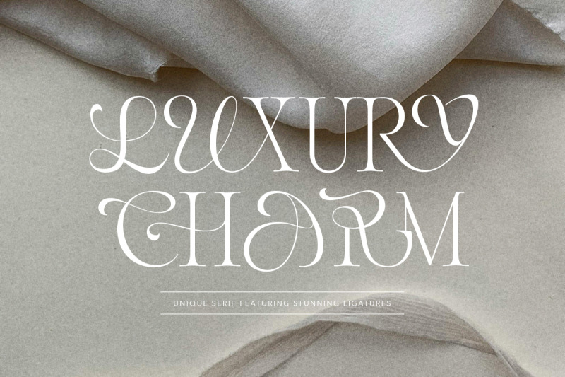 luxury-charm-modern-ligature-font