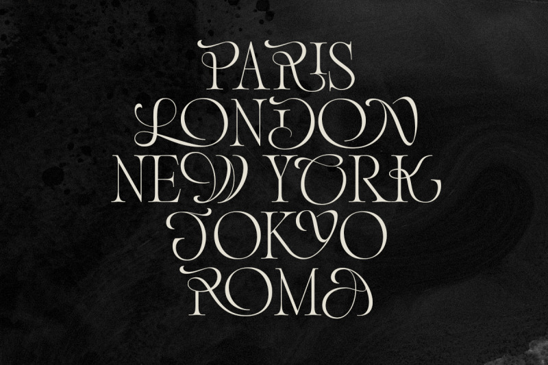 luxury-charm-modern-ligature-font