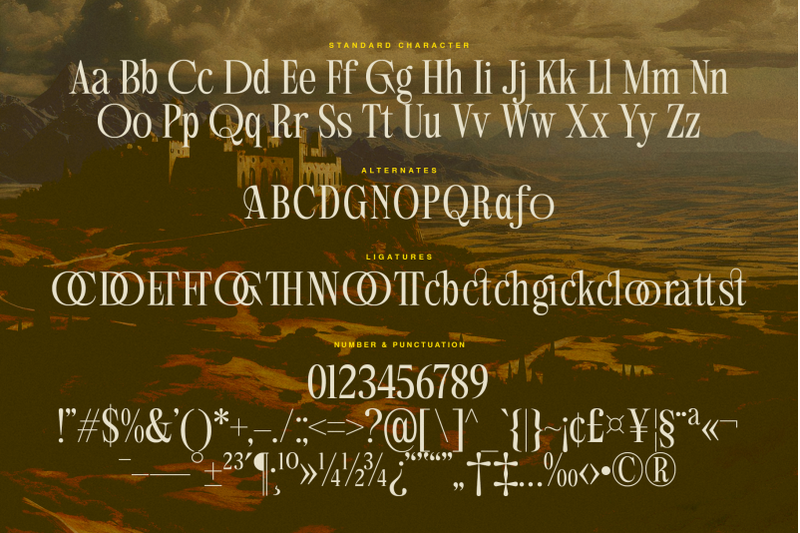 aglio-picasso-aesthetic-vintage-serif-font