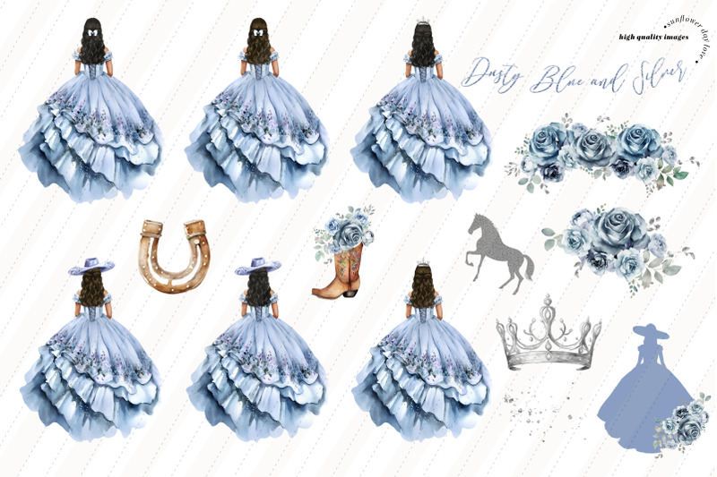 dusty-blue-charro-quinceaera-crown-clipart-dusty-blue-flowers