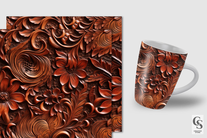 hand-tooled-leather-digital-papers