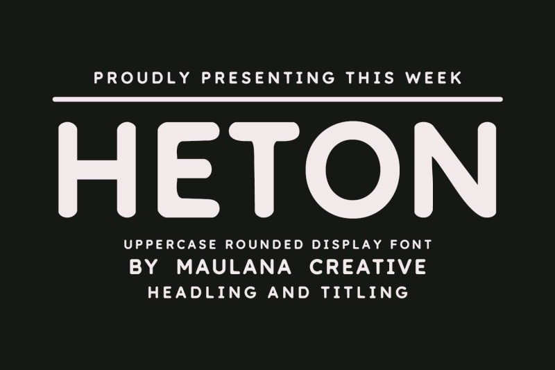 heton-uppercase-rounded-display-font