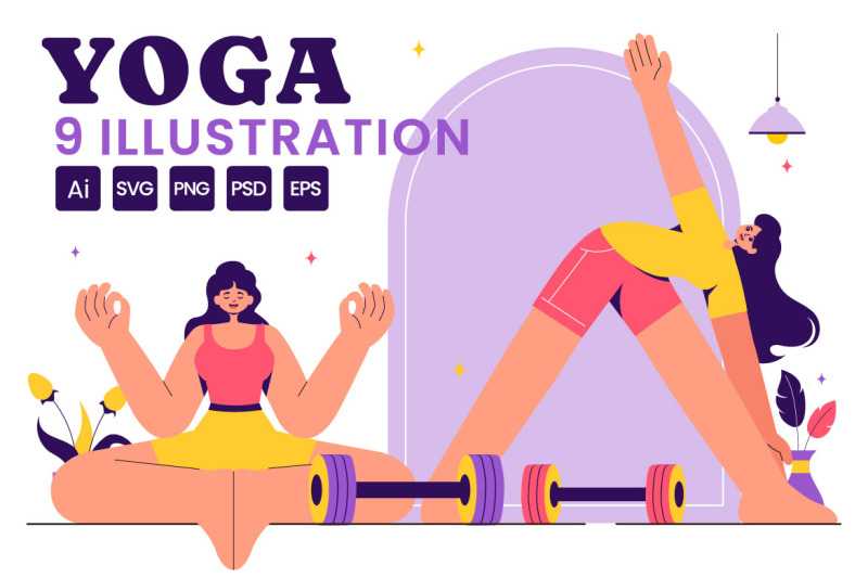 9-yoga-and-meditation-practices-illustration