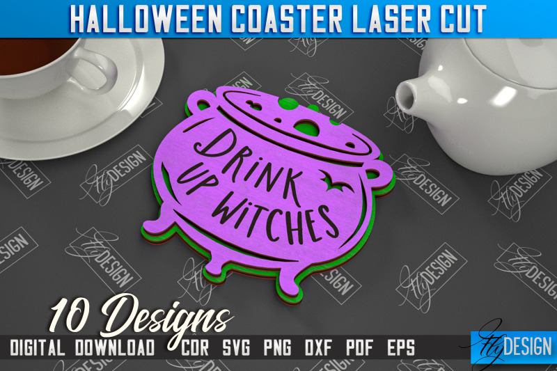 halloween-coaster-cup-coasters-template-halloween-party-cnc