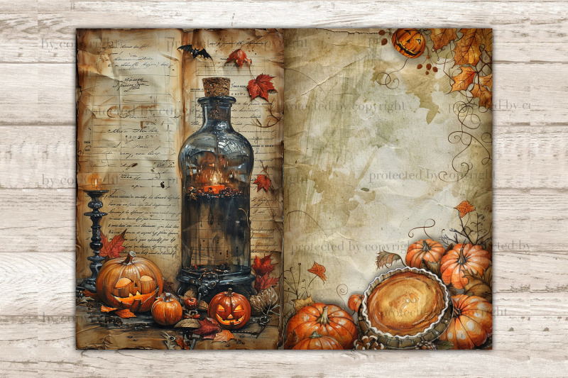 boo-junk-journal-page-halloween-printable-paper-glamartzhanna-horro