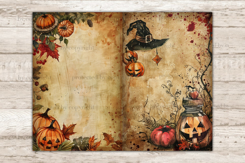 boo-junk-journal-page-halloween-printable-paper-glamartzhanna-horro