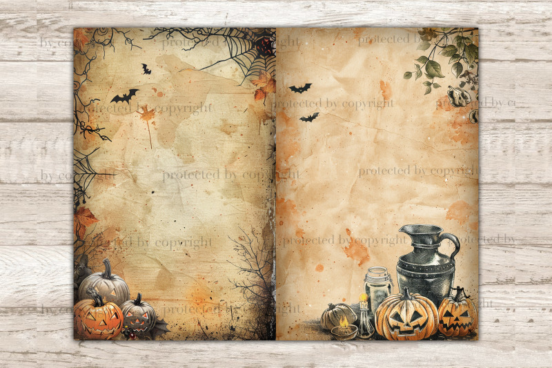 boo-junk-journal-page-halloween-printable-paper-glamartzhanna-horro