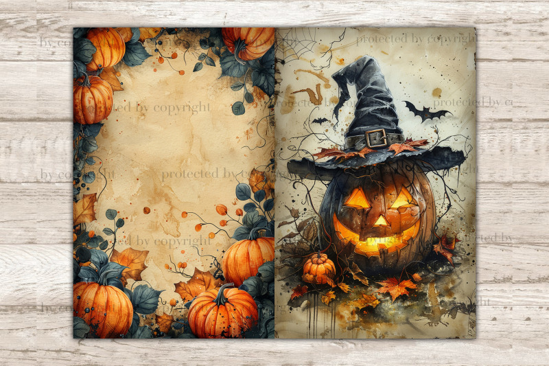 boo-junk-journal-page-halloween-printable-paper-glamartzhanna-horro