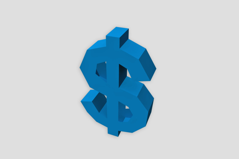 dollar-sign-3d-papercraft