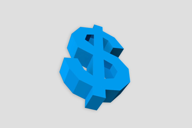 dollar-sign-3d-papercraft