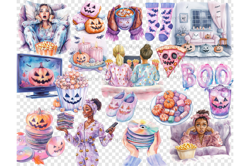 halloween-clipart-png-bundle-horror-movie-night