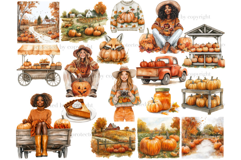 pumpkin-patch-clipart-autumn-png-set