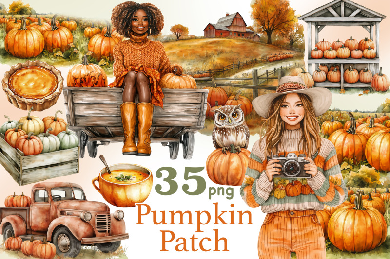 pumpkin-patch-clipart-autumn-png-set