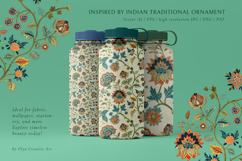 indian-floral-seamless-patterns