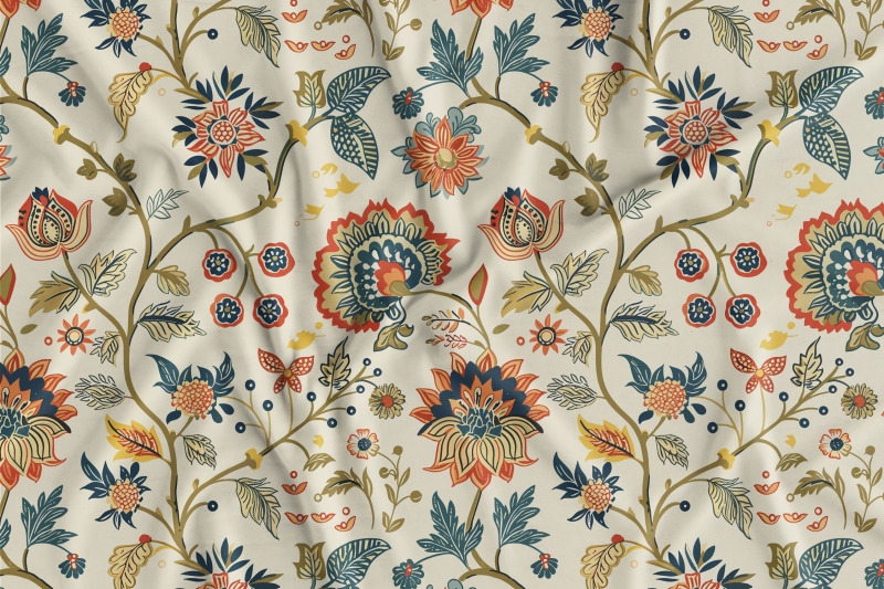 indian-floral-seamless-patterns