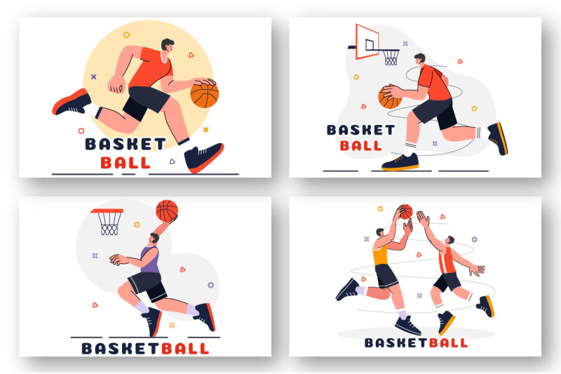 9-playing-basketball-illustration