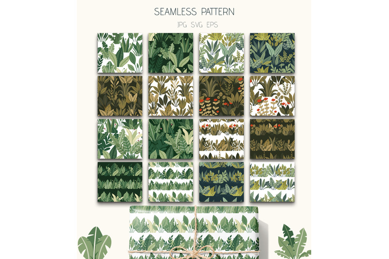 16-greenery-mood-patterns-set