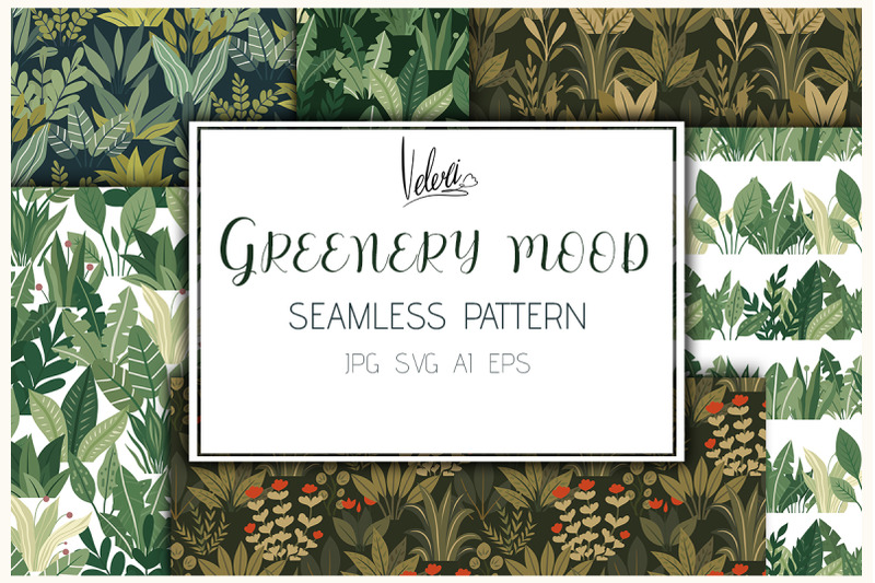 16-greenery-mood-patterns-set