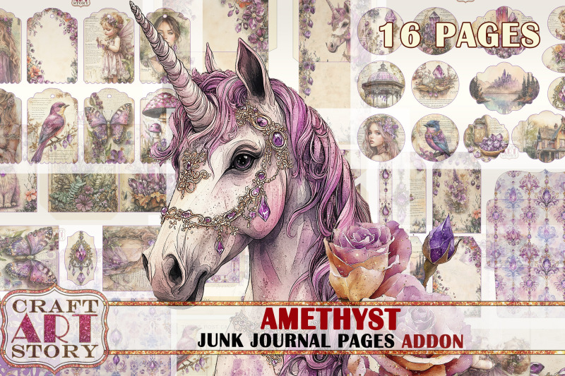 amethyst-fairy-junk-journal-addon-pages-digital-papers