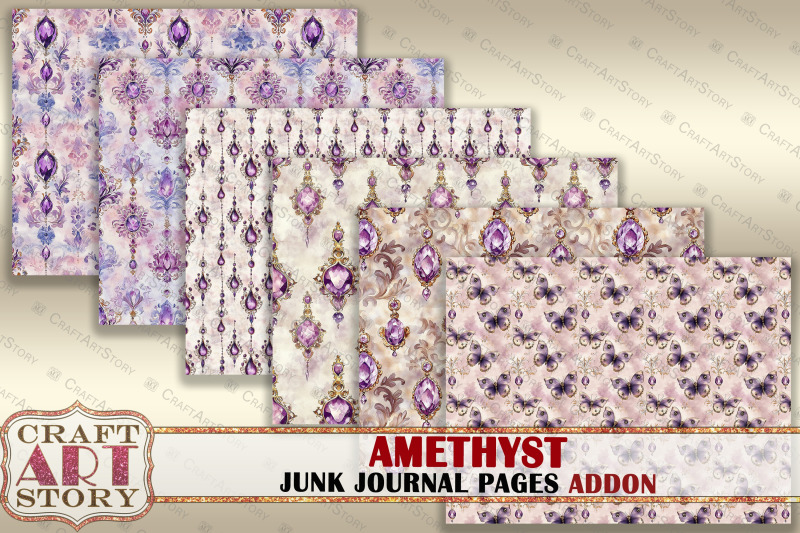 amethyst-fairy-junk-journal-addon-pages-digital-papers