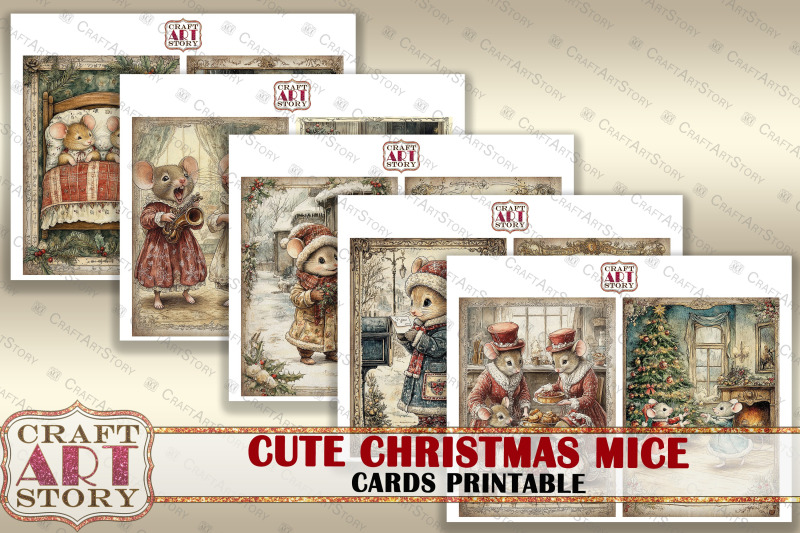 cute-christmas-mice-cards-printable-atcs-junk-journal-kit