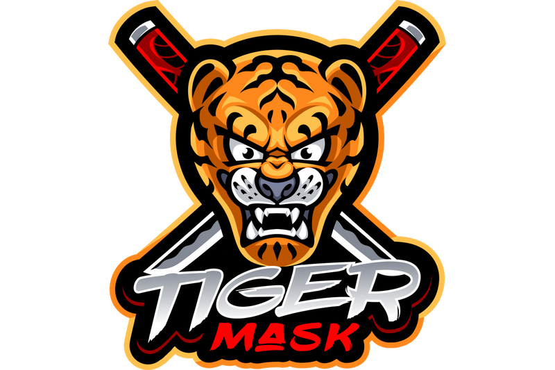 tiger-mask-esport-mascot-logo-design