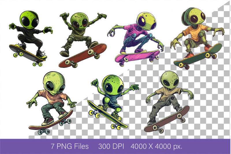 alien-on-skateboarding-tshirt-sticker