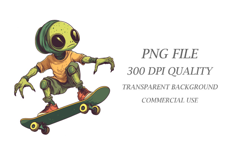 alien-on-skateboarding-tshirt-sticker