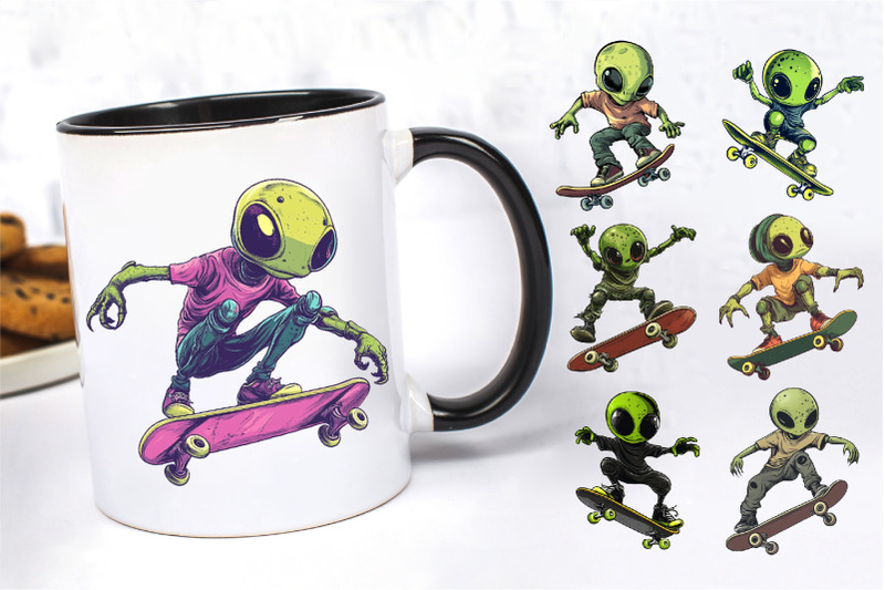 alien-on-skateboarding-tshirt-sticker