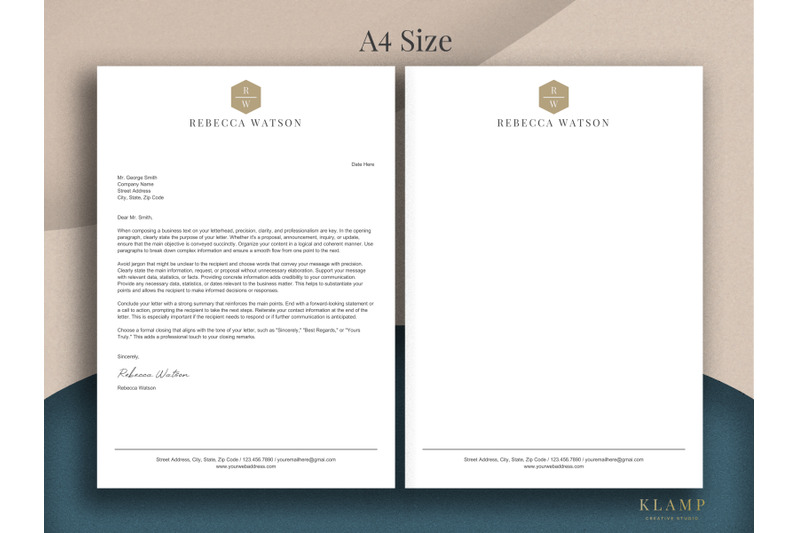 personalized-letterhead-template