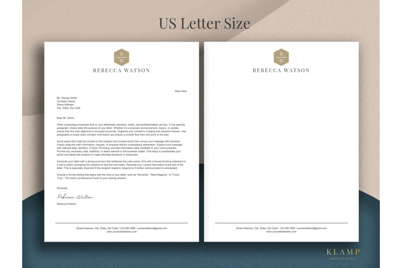 personalized-letterhead-template