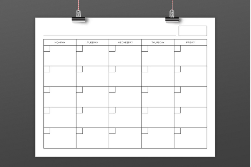 8-5-x-11-inch-blank-monday-to-friday-calendar-page-template