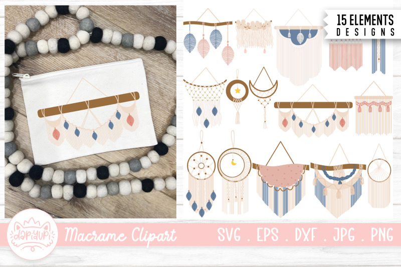 macrame-clipart-bundle