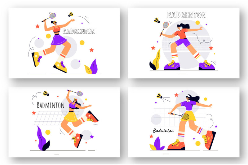 10-badminton-player-illustration