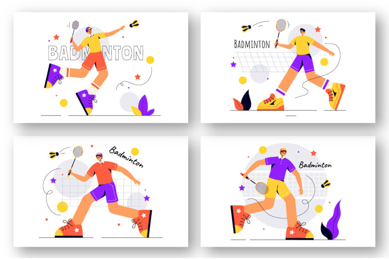 10-badminton-player-illustration