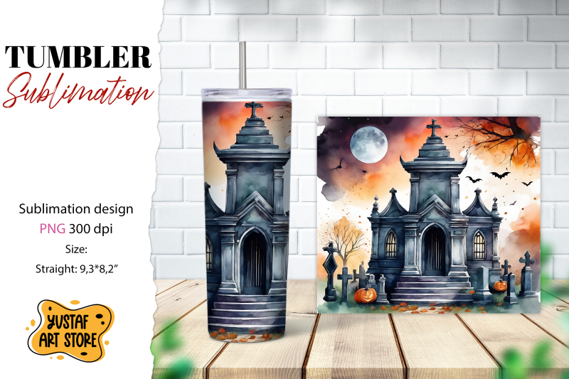 halloween-tumbler-wrap-spooky-cemetery-sublimation