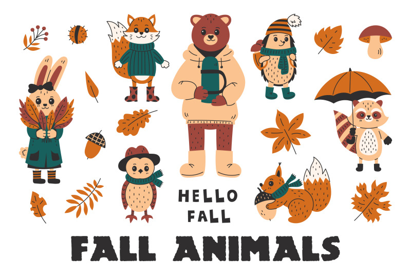 fall-animals-png-clipart