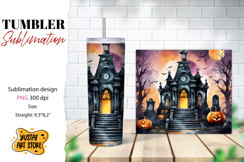 halloween-tumbler-wrap-spooky-cemetery-sublimation