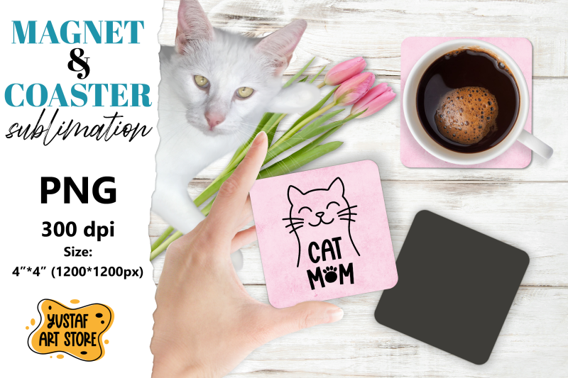 cat-magnet-sublimation-cat-coaster-sublimation