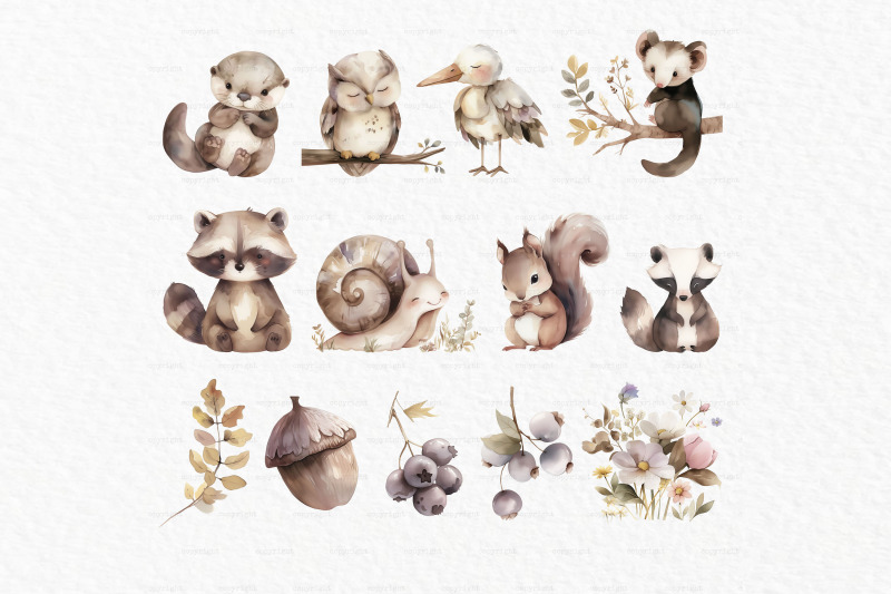 woodland-animals-png-clipart