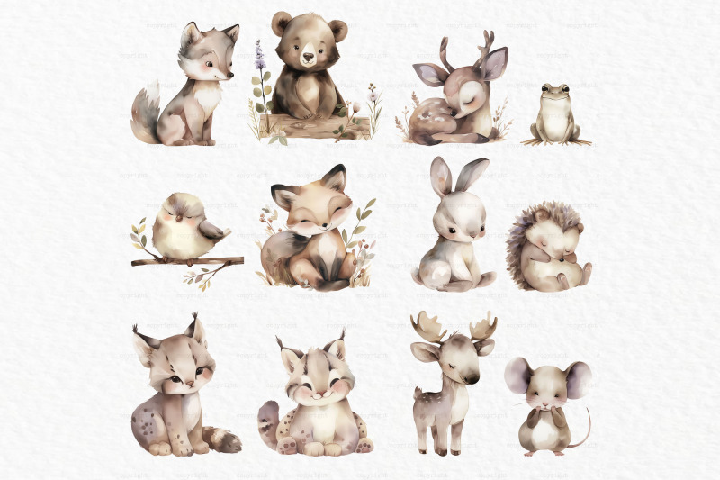 woodland-animals-png-clipart